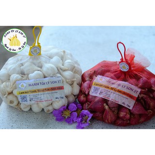 COMBO 1kg HÀNH TÍM + 1kg TỎI LÝ SƠN CHÍNH HIỆU