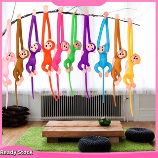 Thú nhồi bông cánh tay dài hình con khỉ dễ thương dùng để trang trí nội thất