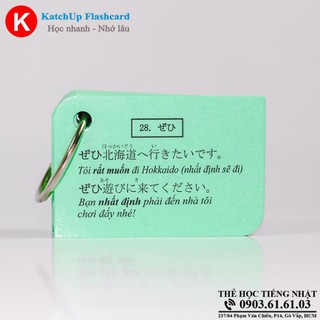 Combo Flashcard Tiếng Nhật sơ cấp N5,4 (Kanji, từ vựng, ngữ pháp)