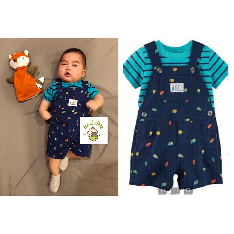 Set yếm Carter's xanh