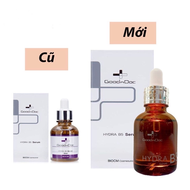 [CHÍNH HÃNG]SERUM B5 GOODNDOC dưỡng ẩm phục hồi, GOODNDOC B5 làm sáng da chống lão hóa GOODNDOC HYDRA B5 30ml ( MẪU MỚI)