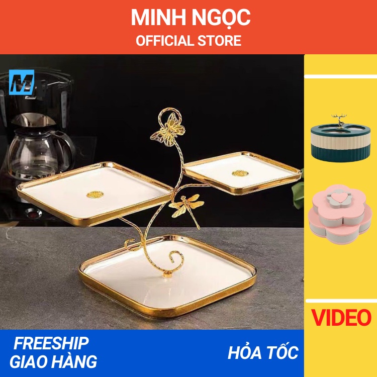khay đựng bánh kẹo tết sứ - Siêu Thị Minh Ngọc