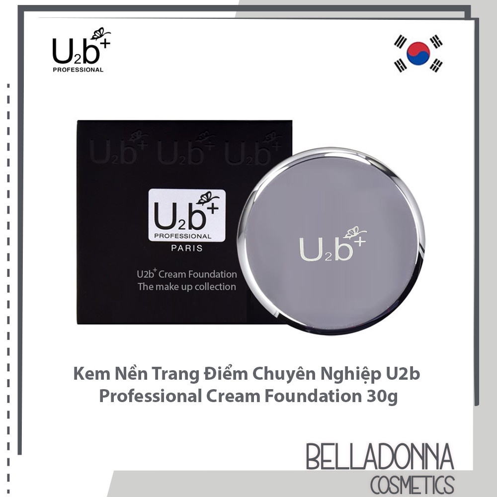 [DATE 18/12/23] Kem nền che khuyết điểm chuyên dụng studio U2B PROFESSIONAL CREAM FOUNDATION (Hàn Quốc)