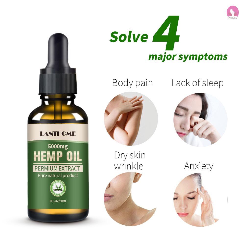 (Hàng Mới Về) Tinh Dầu Gừng Lanthome 5000mg 30ml Chăm Sóc Da Giảm Đau Thư Giãn