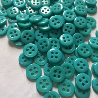 50 Nút Nhựa 4 Lỗ Nhiều Màu Sắc Size 10mm Hàng Xuất Dư