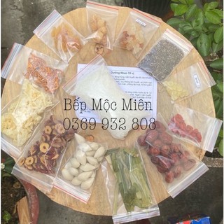 500G SET CHÈ DƯỠNG NHAN 15 VỊ - NẤU 12-14 CHAI