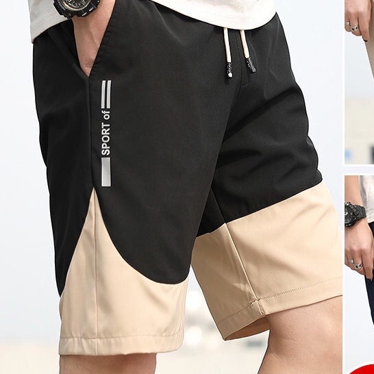 Quần đùi nam thể thao, quần short nam cao cấp chất vải cá sấu co dãn 4 chiều