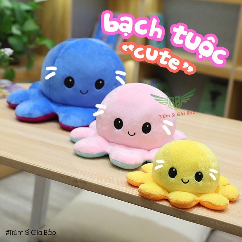 [Mã SKAMCLU9 giảm 10% đơn 100K] Bạch tuộc cảm xúc , thú bông 2 mặt mini cute, tuột hàn quốc khổng lồ cỡ lớn siêu mịn