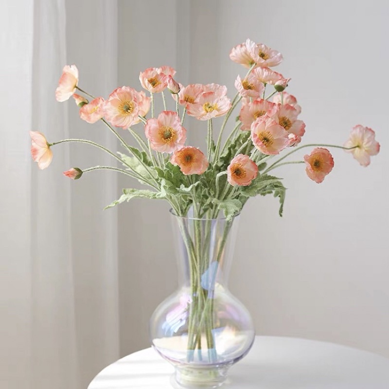 Hoa anh túc giả hoa giả trang trí nhà cửa, quán cafe, decor phòng, phụ kiện chụp ảnh - Endy Shop