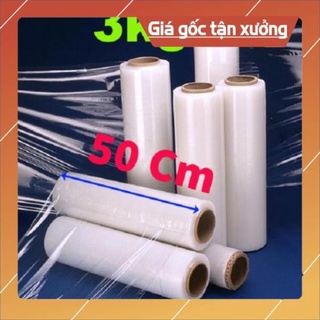 Màng pe khổ 50cm , màng pe quấn pallet, quấn hàng hóa
