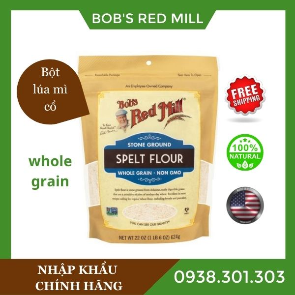 Bột mì Spelt Bob's Red Mill 567gr