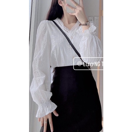 ÁO KIỂU MÀU TRẮNG PASS