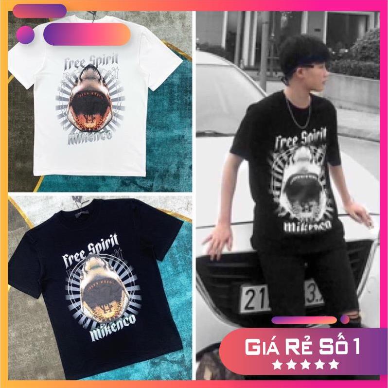 Áo Phông Nam Nữ Unisex,Áo Thun Vintage 3158 RĂNG CÁ MẬP Ulzzang Hot