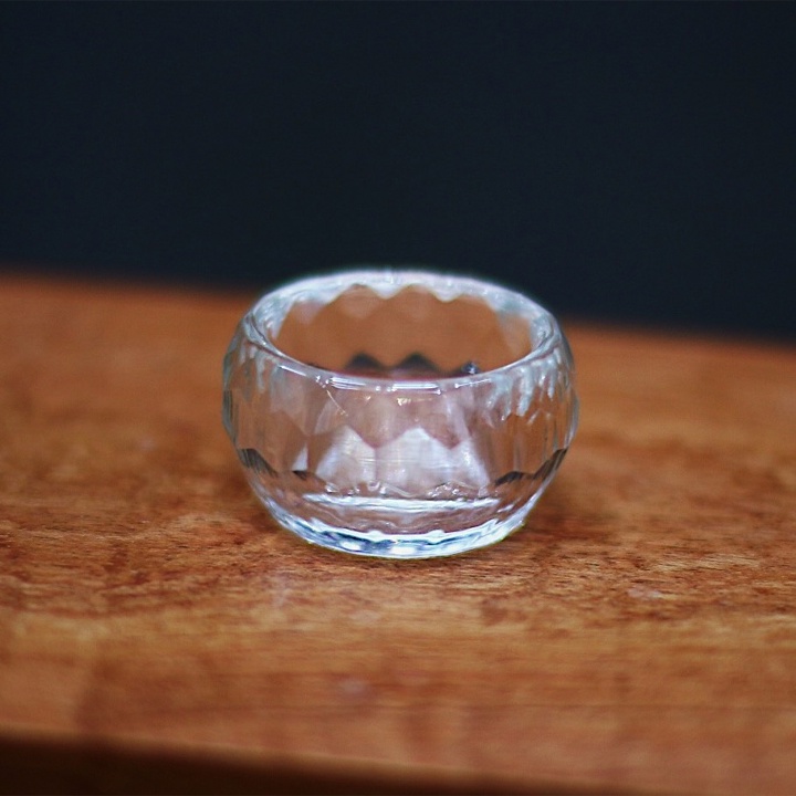 Bộ chén cúng bàn thờ thuỷ tinh cao cấp kích thước 3cm, 5cm, đồ thờ cúng phật giáo - Mani Decor