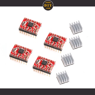 Combo Cnc Shield V3 và 4 driver A4988