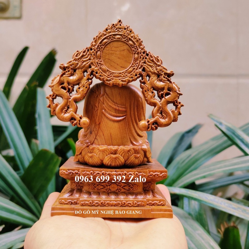 Tượng phật a di đà bằng gỗ