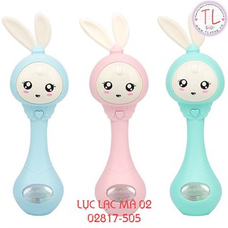 Đồ chơi cho bé- lục lạc hình thỏ trái tim-lục lạc- đồ chơi phát nhạc