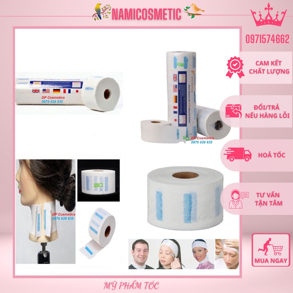 GIẤY CUỐN CỔ CHẶN TÓC. Dùng Cho Các Salon Và Spa Cao Cấp NAMI