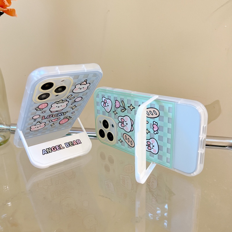 Ốp lưng iphone Ốp Điện Thoại Có Giá Đỡ Ẩn In Hình Hoạt Hình Sáng Tạo Cho iphone13Pro 11 / 12Pro 14proxr 7 / 8P Dinuo case