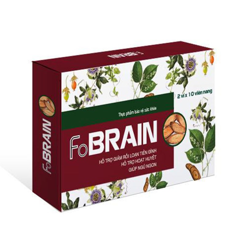 Viên uống FOBRAIN- Hỗ trợ điều trị rối loạn tiền đình (Hộp 20 viên)