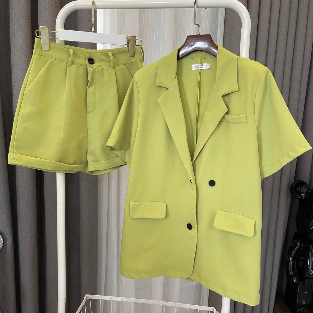 Áo vest nữ công sở tay ngắn, Quần short nữ nhiều màu phong cách hàn quốc ( A2 )