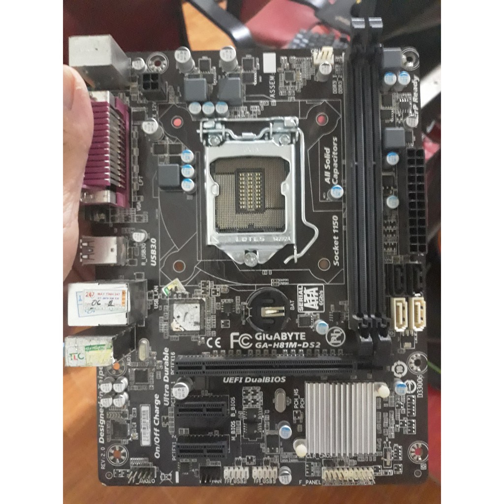 Main giga h81, Main gigabyte H81M-ds2 hàng đẹp