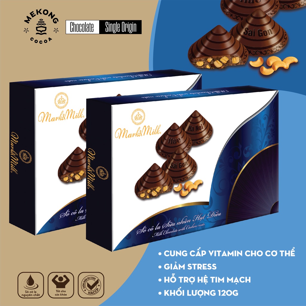 Socola Đen Nguyên Chất MEKONG CHOCOLATE Vị Đắng 72% Ca Cao Giảm Cân Nhiều Loại Cùng Hương Vị Ngọt Ngào
