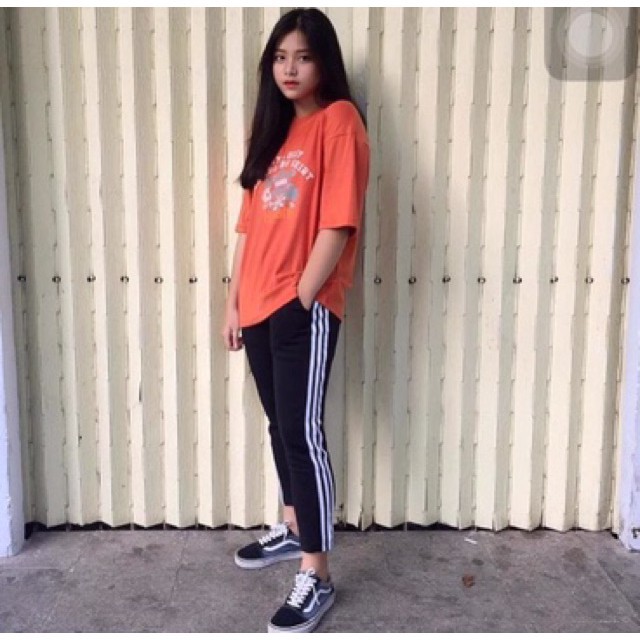 Quần 3 sọc suông unisex nam nữ phong cách thể thao hàn quốc Pants Line Trắng - Valu Store | BigBuy360 - bigbuy360.vn