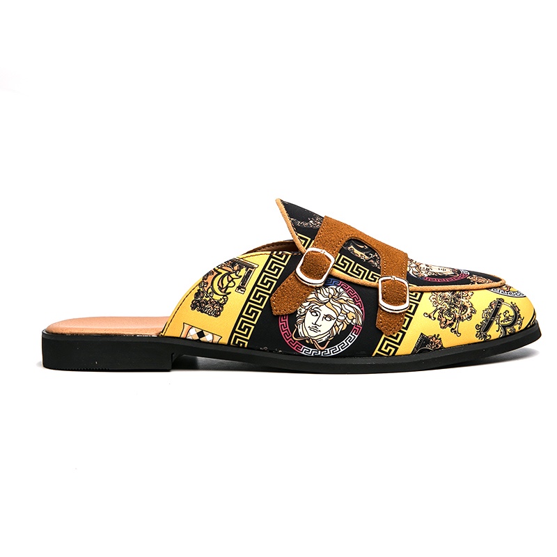 Giày Lười Da Phong Cách Retro Thời Trang Cho Nam