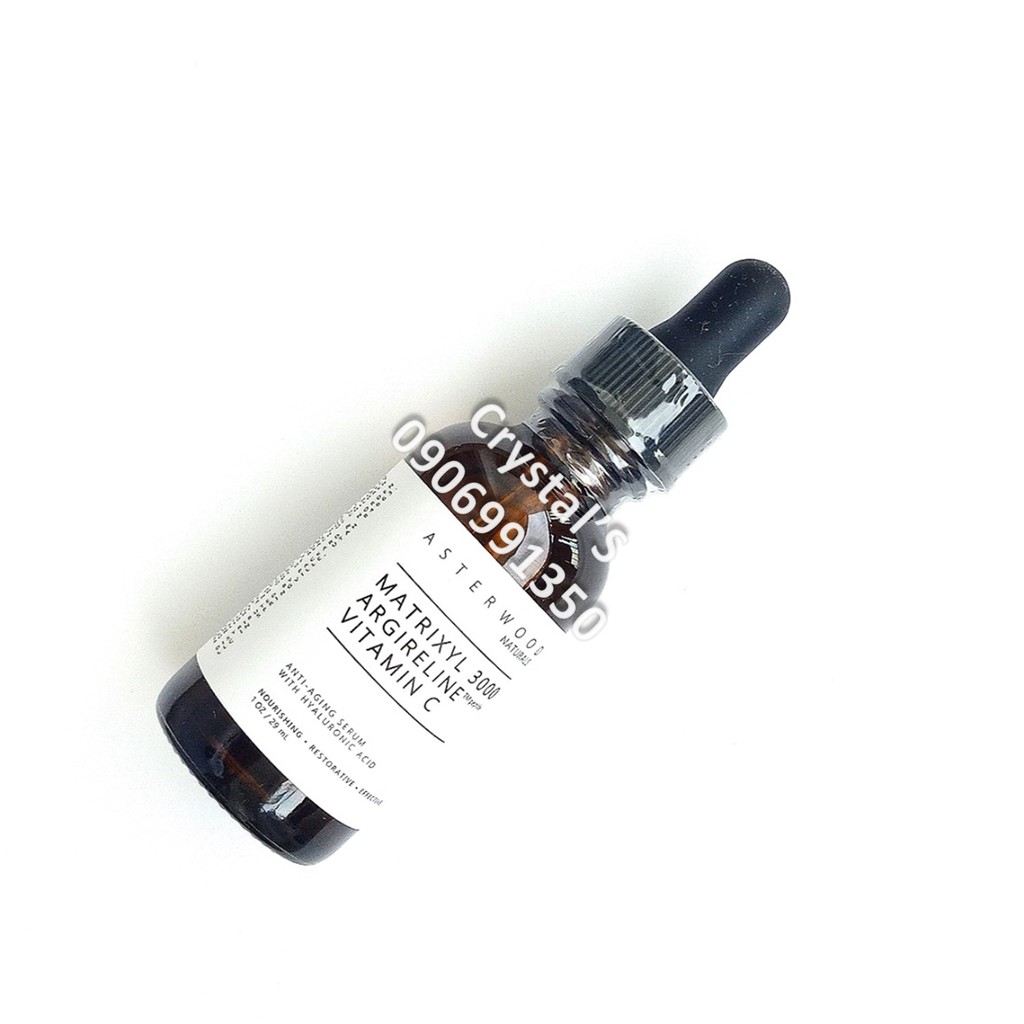 Serum hỗn hợp Vitamin C matrixyl 3000 và argireline Asterwood Naturals