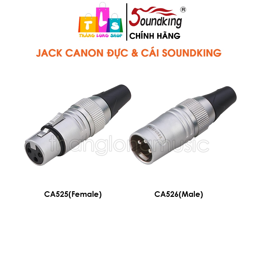 [Chính Hãng] Jack Canon Đực &amp; Cái Soundking CA-526 &amp; CA-525