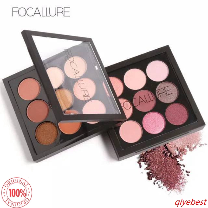 [Hàng mới về] Bảng phấn mắt FOCALLURE 9 màu lấp lánh cao cấp