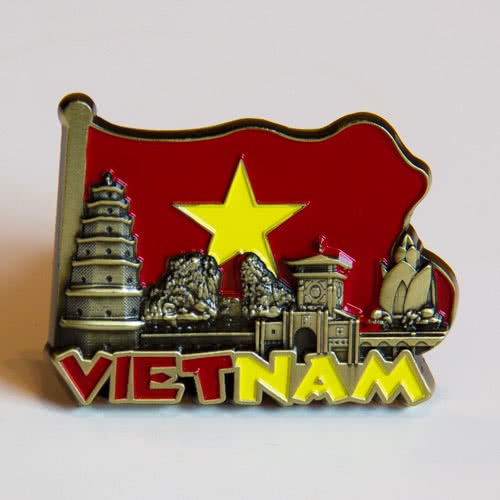 Dán tủ lạnh - Magnet phong cảnh Việt Nam - Gang đúc