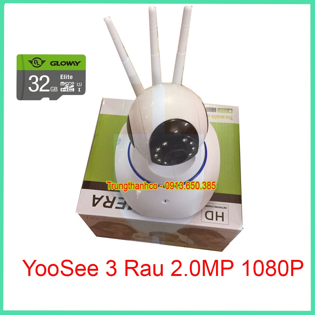 Camera Wifi Yoosee 3 râu 1080P 2.0M Full HD
