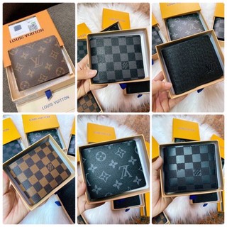 Ví Nam mini gập đôi nhiều ngăn fullbox 6 màu, để tiền, để thẻ