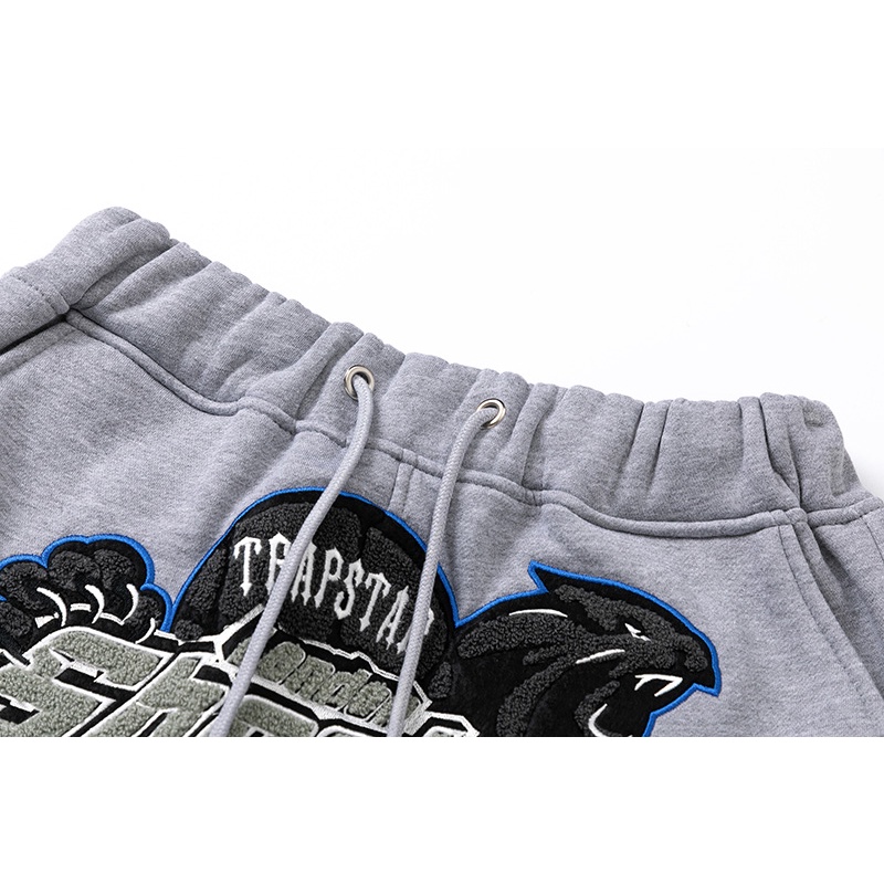 Hàng Bán Chạy--Quần Tất Nỉ Thêu Hình Đầu Hổ Xám Xanh Lam Phong Cách Thường Ngày Cho Nam Và Nữ