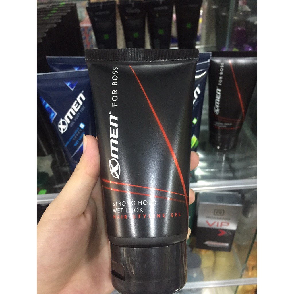 Gel vuốt tóc X-Men 150g for boss, wet look, strong hold chọn loại