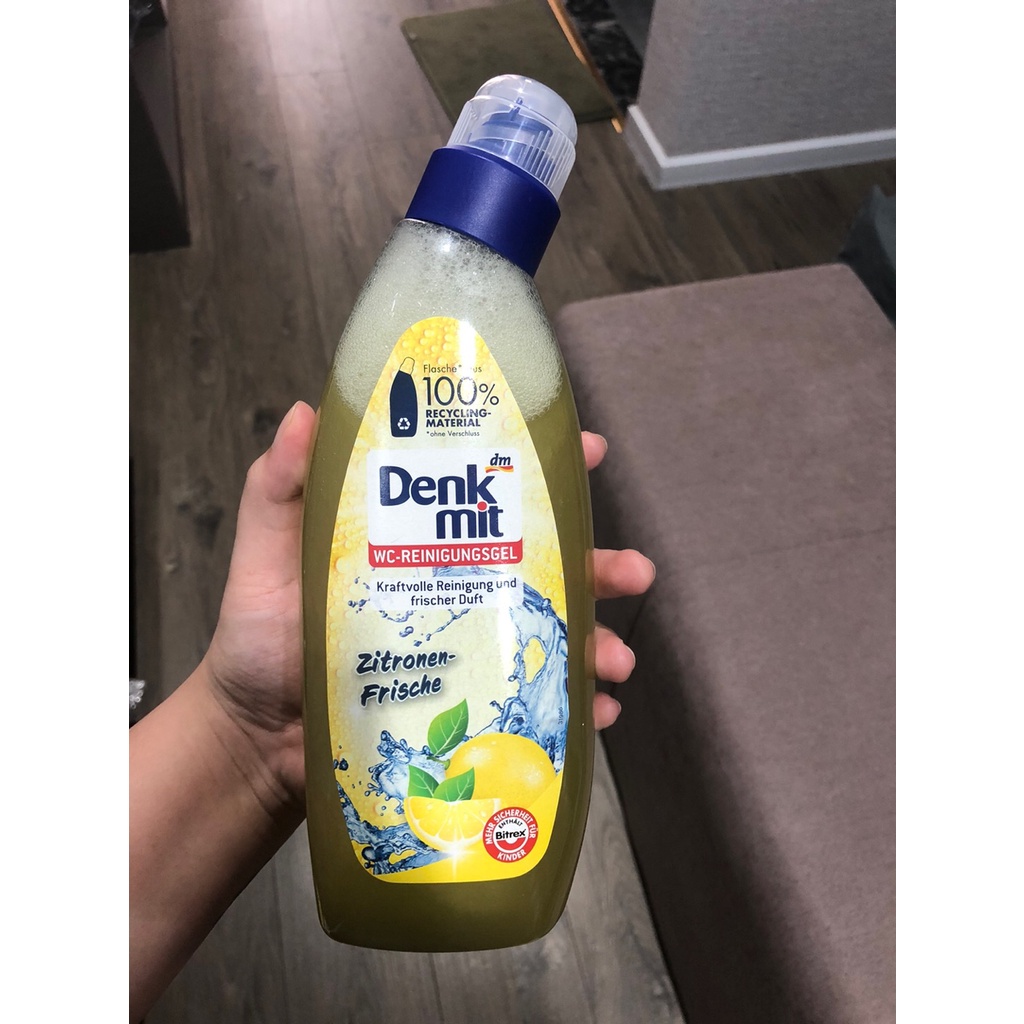 Nước tẩy rửa bồn cầu, nhà vệ sinh Denkmit dung tích 750ml [Hàng Đức chính hãng]