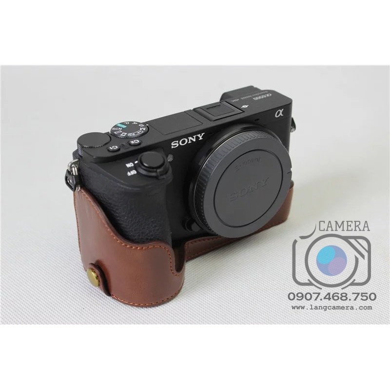 Bao da (Halfcase) máy ảnh Sony A6500