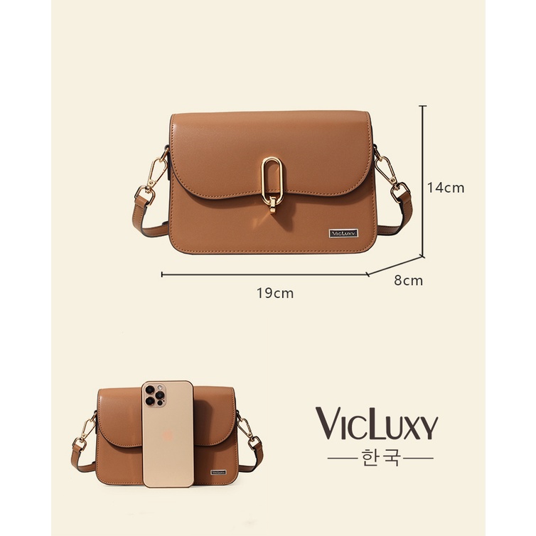 Túi xách nữ da thật cao cấp Vicluxy VT00014