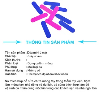 Dũa móng tay , dũa mini hai mặt