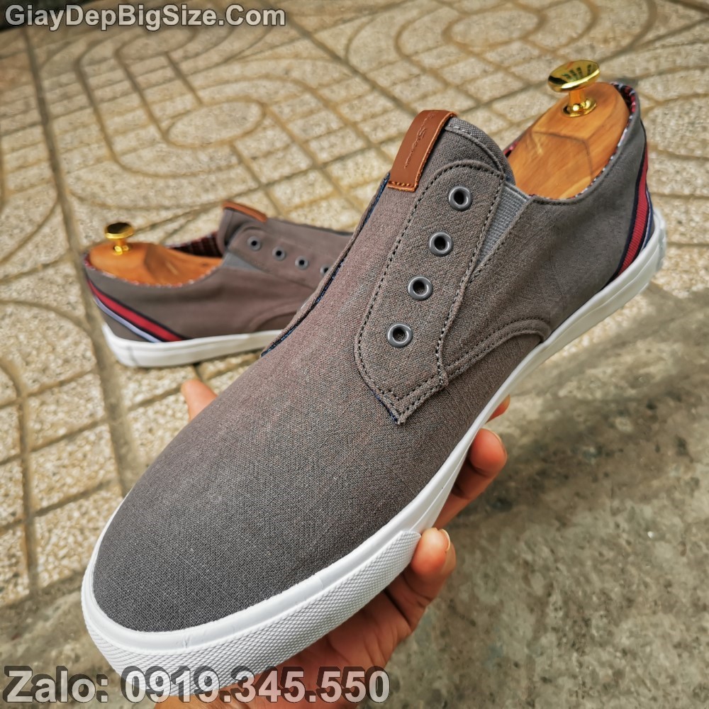 Giày sneaker vải, giày thể thao big size cỡ lớn EU:45-46 cho nam chân to (hàng VN xuất dư)
