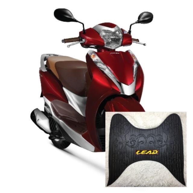 Thảm lót để chân xe Lead 2017-2018-2019-2020-2021 tấm trải sàn gác chân cao su