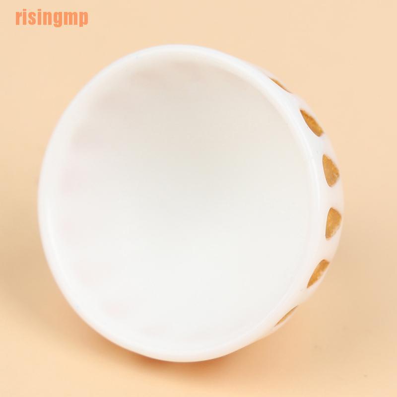 Bộ 4 Bát Tròn Mini Tỉ Lệ 1 / 12 Trang Trí Nhà Búp Bê