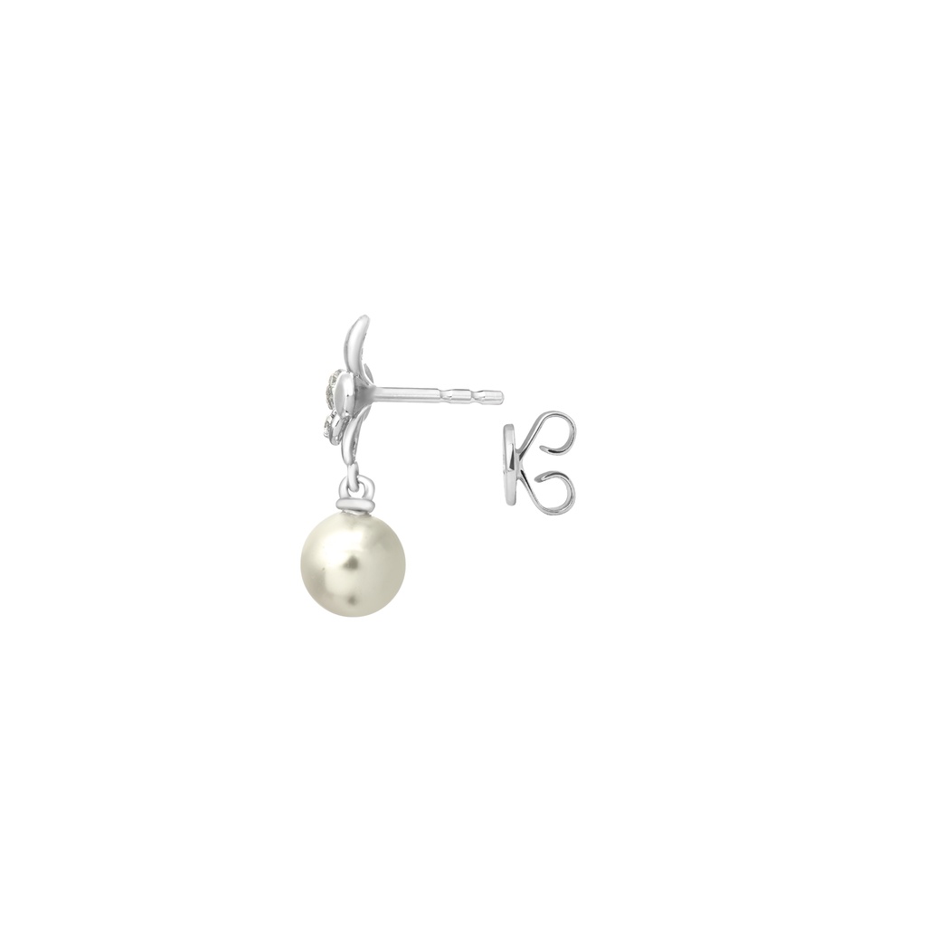Bông tai Bạc Ngọc trai nhân tạo PNJSilver NHXMW000011