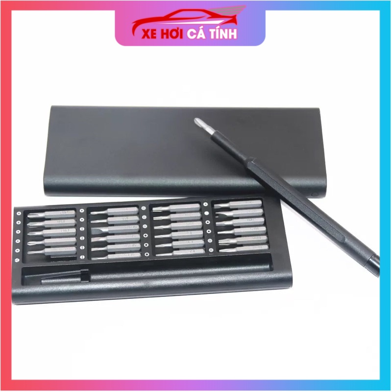 [⚡FLASH SALE⚡] Bộ tua vít đa năng mini 25 chi tiết cán xoay cao cấp chất liệu thép từ tính cao cấp sửa chữa máy móc, điệ