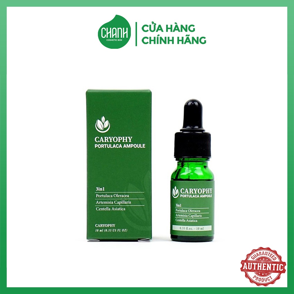 Serum Giảm Mụn Mờ Thâm Caryophy Portulaca Ampoule 10ml