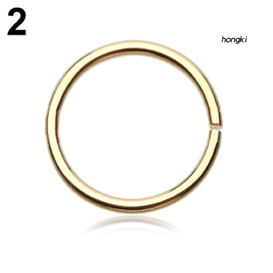 1 Khuyên Mũi Bằng Thép Mỏng 0.8mm