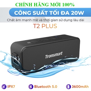 Loa bluetooth 5.0 chống nước tronsmart element t2 plus 20w âm thanh vòm 360, t6 mini 15w