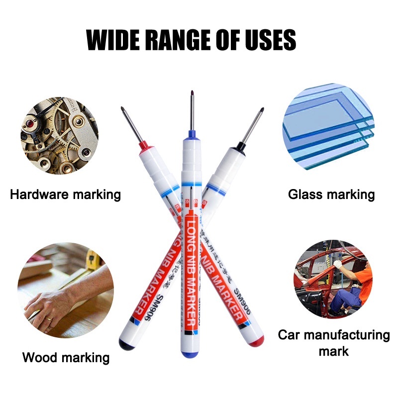 Bút Đánh Dấu Đầu Dài Đa Năng Dùng Để Đánh Dấu Đồ Gỗ